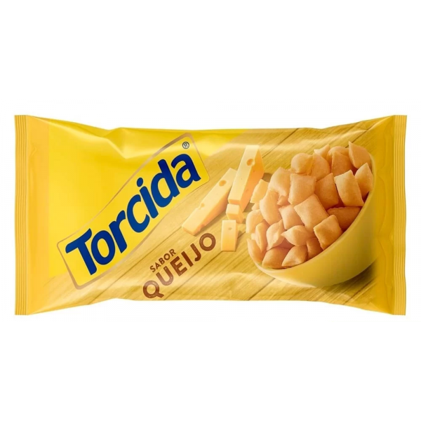 Salgadinho De Trigo Sabor Queijo Torcida - Pacote 38g